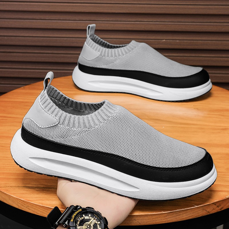 Mens Fashion Trainers - 2025 yeni erkek ayakkabıları nefes örgü
