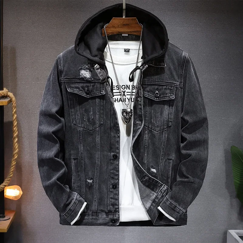 Men'S Fashion Grey Jeans - Pop İlkbahar Sonbahar Yeni Moda erkek