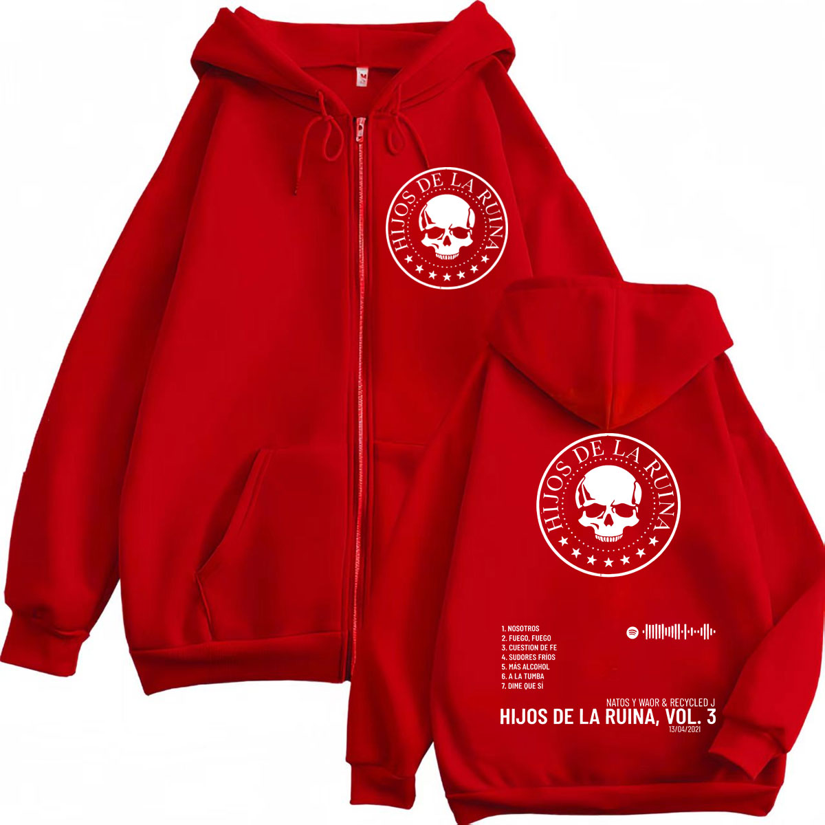 Rap Duo Natos Y Waor Hijos De  - Mens Fashion Zip Up Hoodies incelemesi ve fiyatı