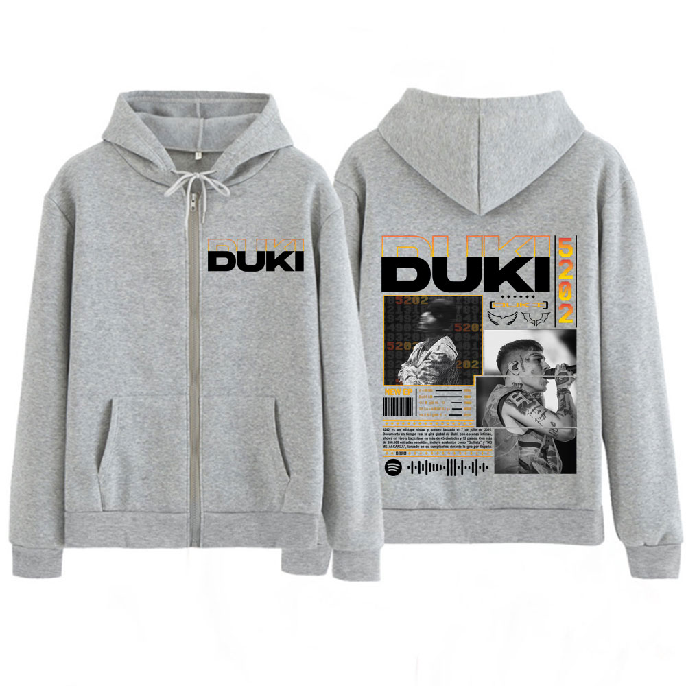 Rapçi Duki Duki 5202 MIXTAPE 2 - Mens Fashion Zip Up Hoodies incelemesi ve fiyatı