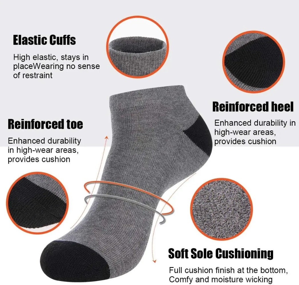 1-10 çift nefes alabilen erkek - Socks Ankle Men incelemesi ve fiyatı